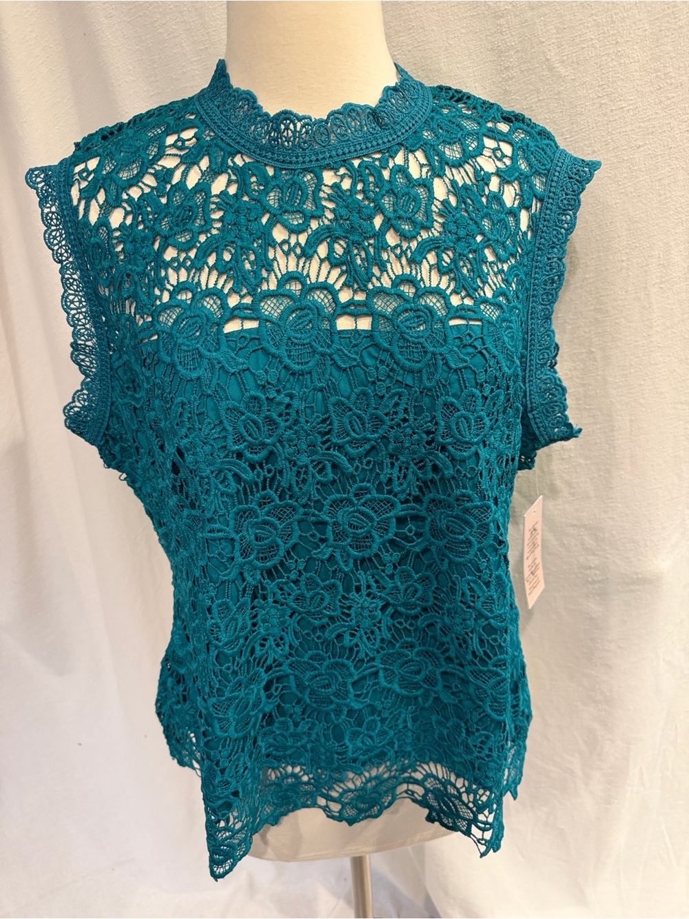 Nanette Lepore Crochet Lace Sleeveless Top